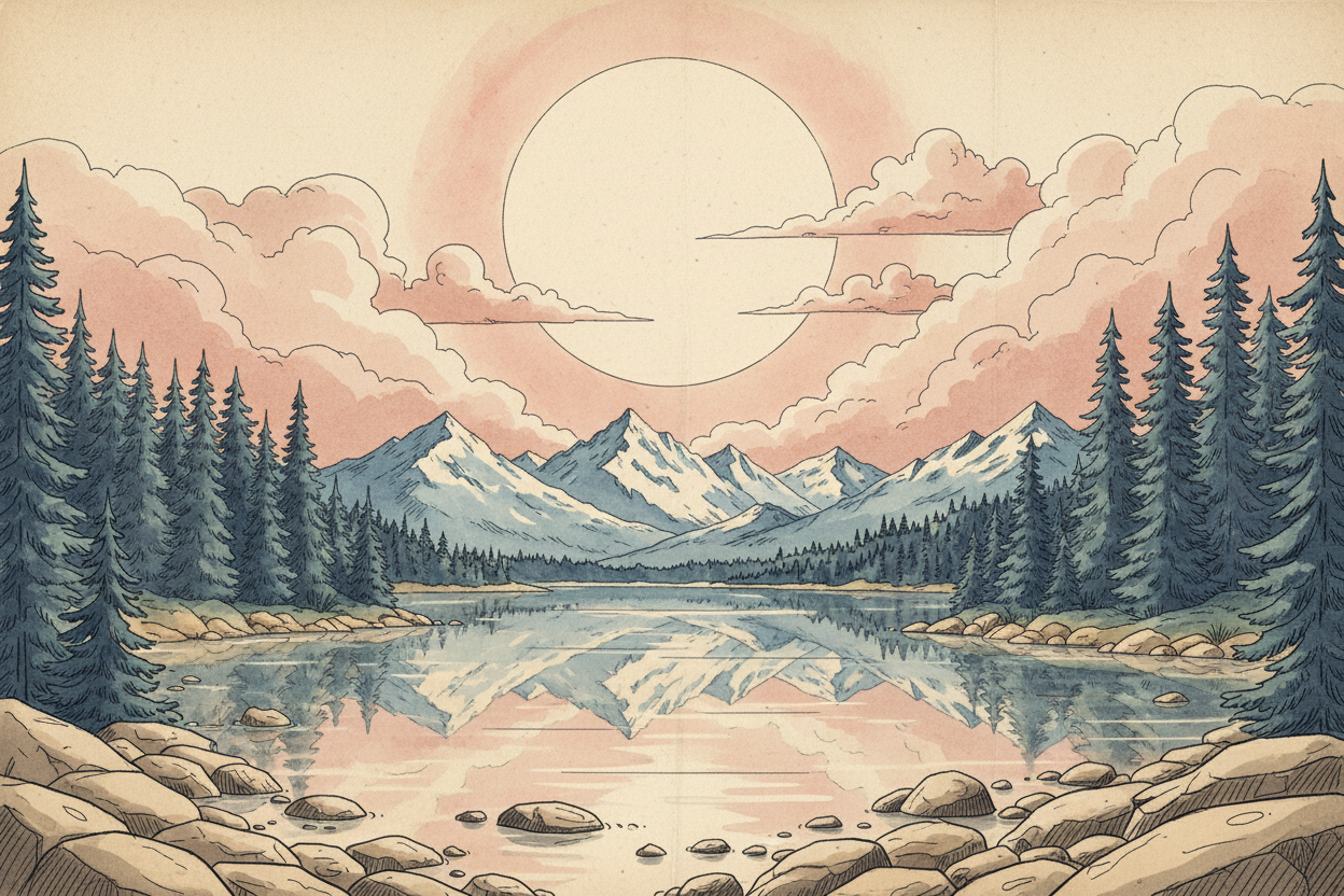 Moon Landscape No Figures