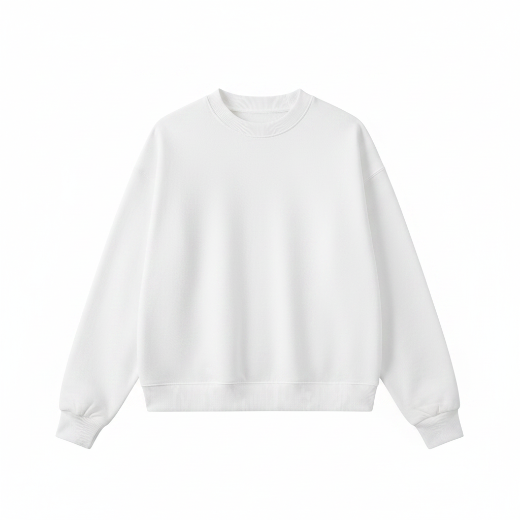 Luxe Fleece Mock-Neck Sweatshirt